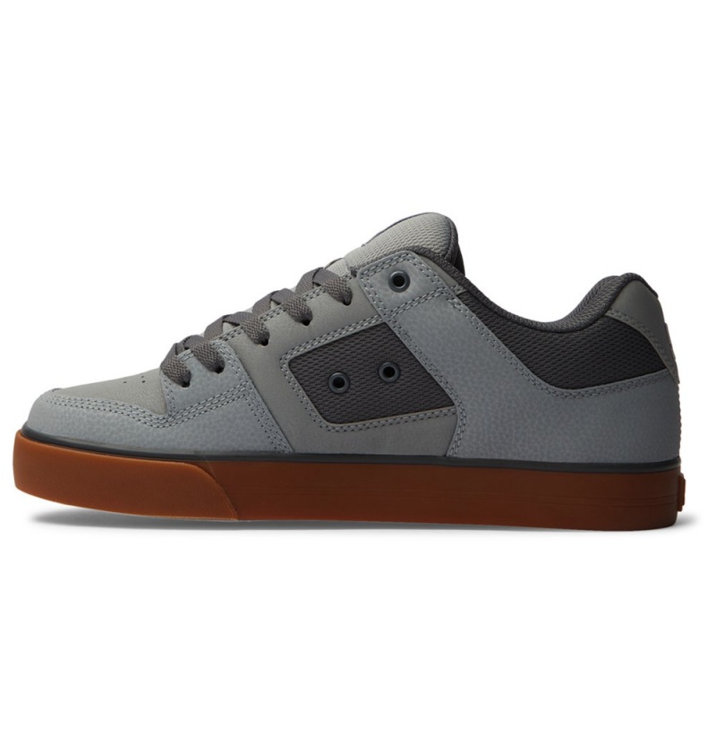 Men's DC Pure Sneakers Dark Grey | UK 73065FARX