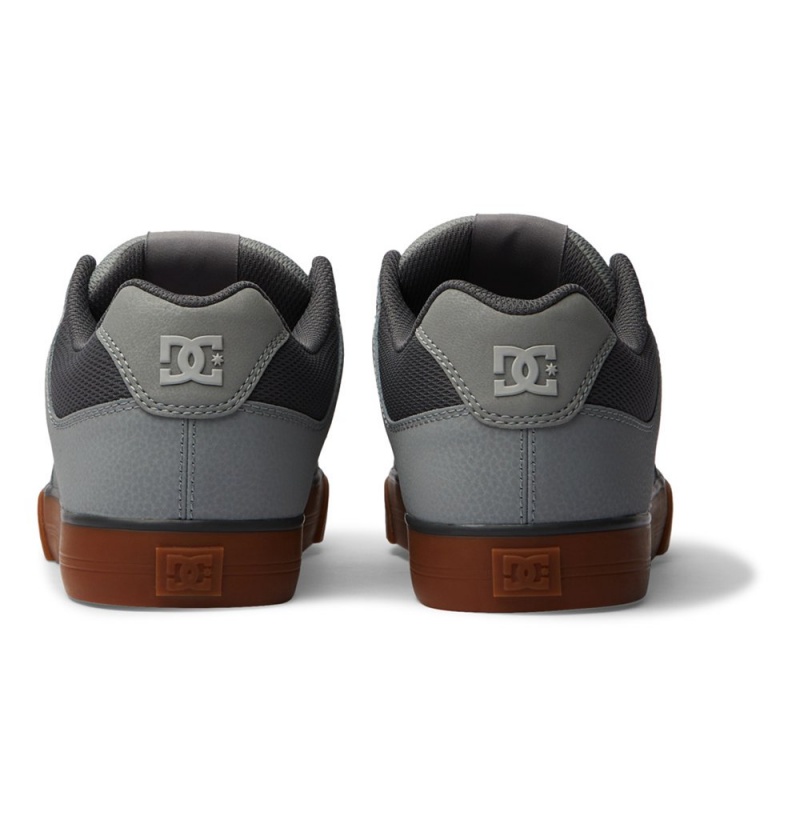 Men's DC Pure Sneakers Dark Grey | UK 73065FARX