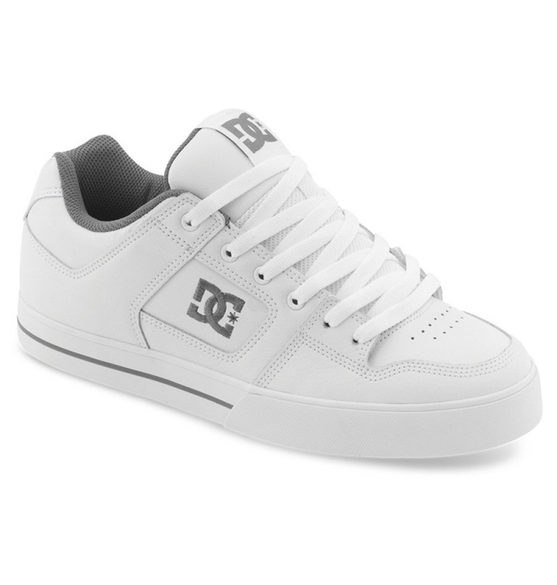 Men's DC Pure Sneakers White | UK 80269LMYJ