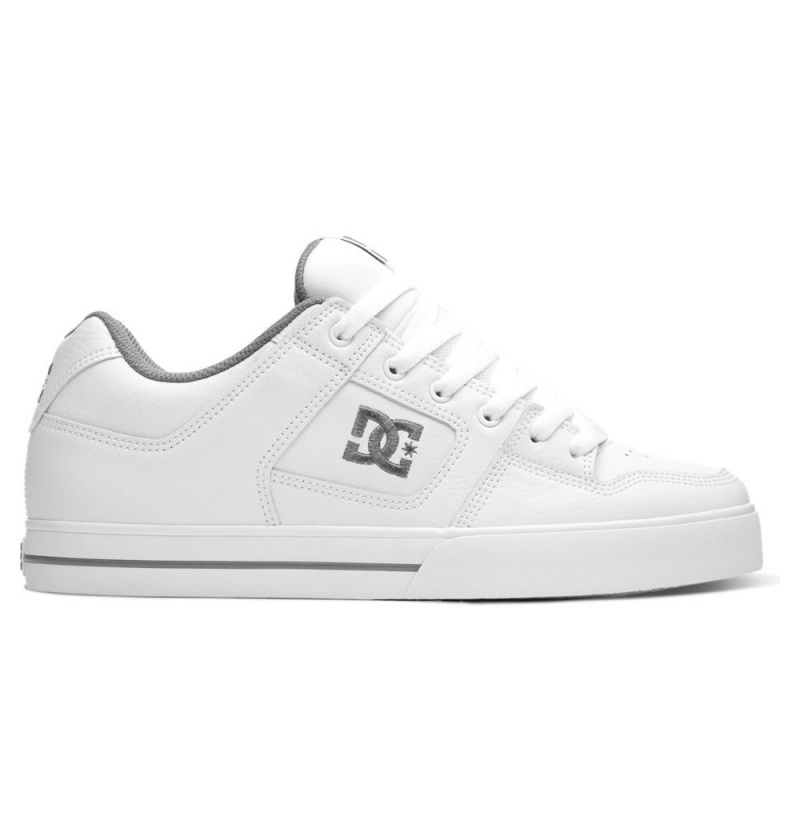 Men\'s DC Pure Sneakers White | UK 80269LMYJ