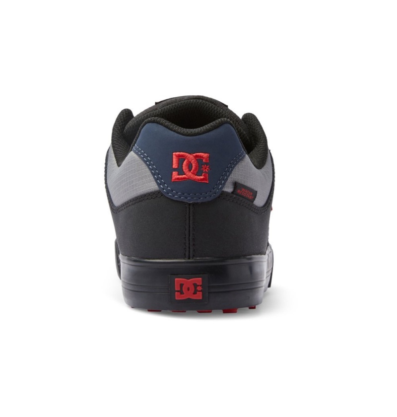 Men's DC Pure Winterized Skate Snowboard Boots Navy Black | UK 27314XNDP