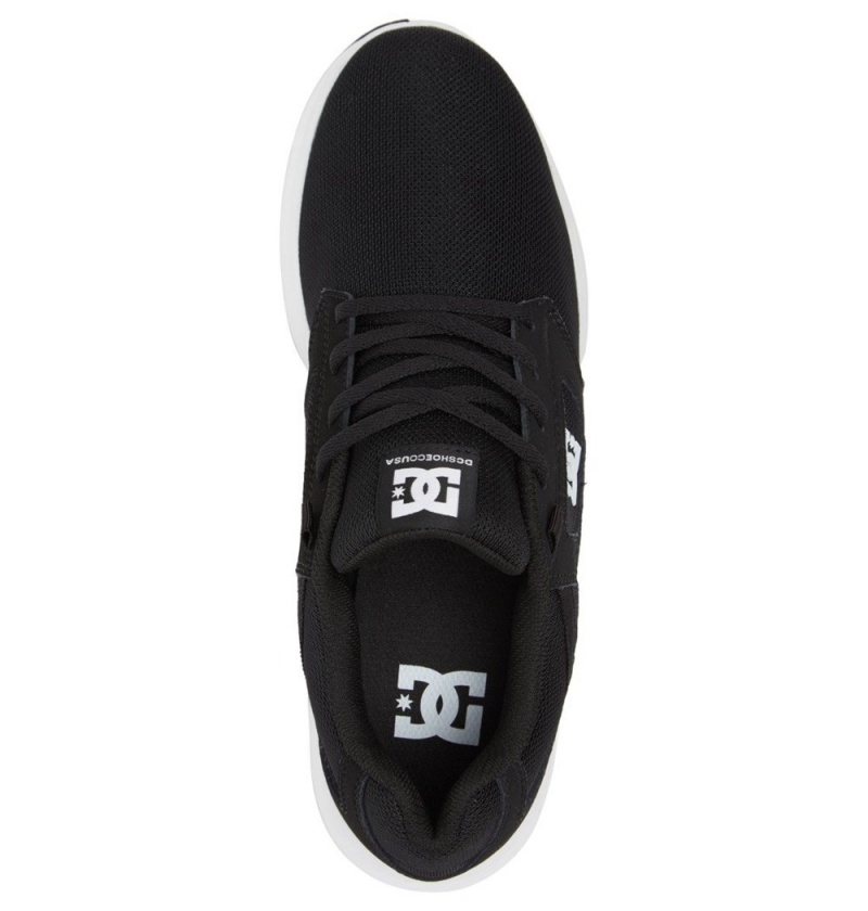 Men's DC Skyline Lightweight Sneakers Black White | UK 85274XWOI