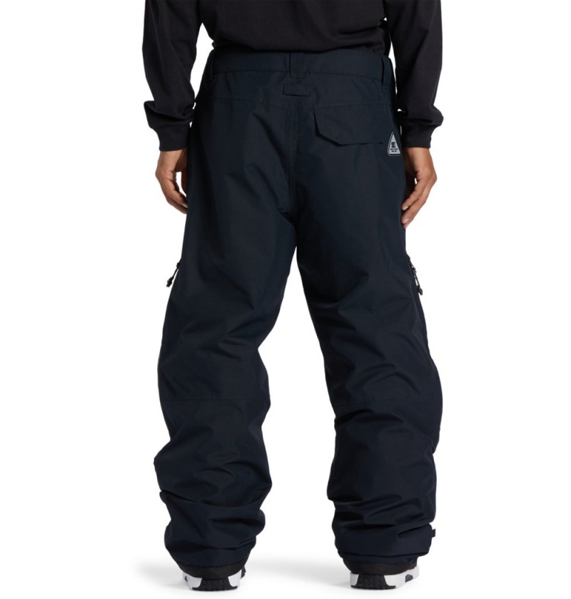 Men's DC Squadron 30K Technical Pants Black | UK 43580ZVJE