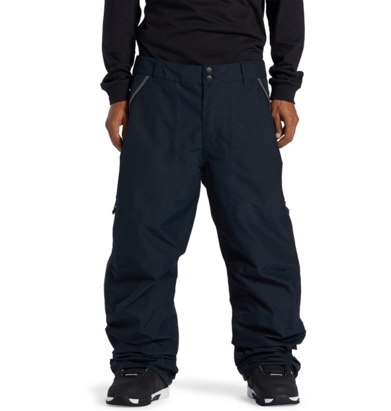 Men\'s DC Squadron 30K Technical Pants Black | UK 43580ZVJE