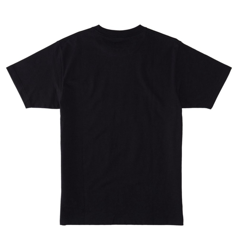 Men's DC Static 94 HSS T-Shirt Black | UK 62813ZHXD