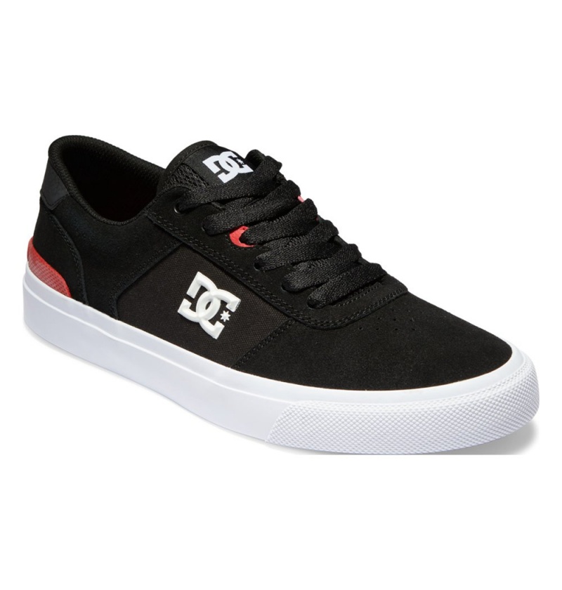 Men's DC Teknic S Skate Shoes Black White | UK 64072OMQP