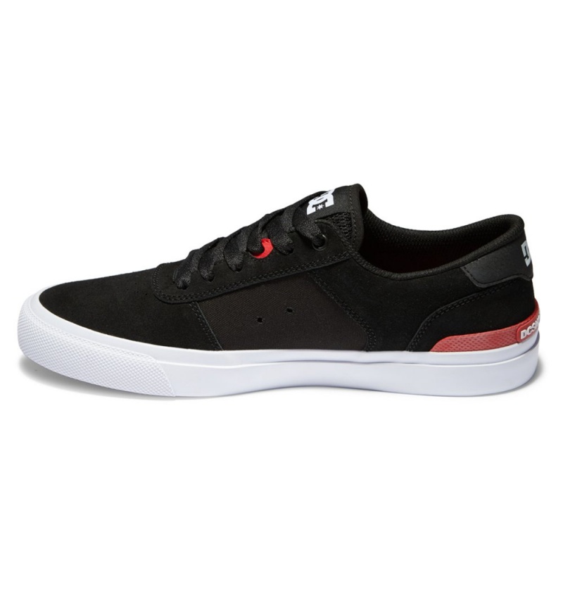 Men's DC Teknic S Skate Shoes Black White | UK 64072OMQP