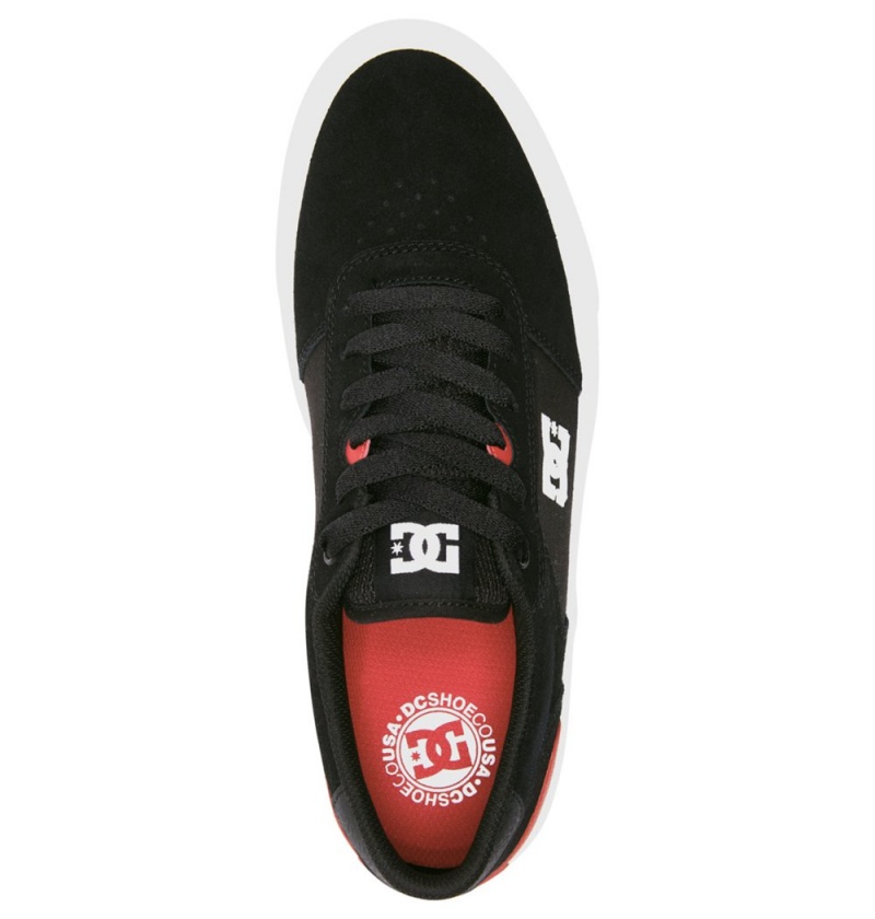 Men's DC Teknic S Skate Shoes Black White | UK 64072OMQP