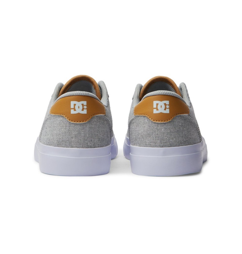 Men's DC Teknic Tx Se Sneakers Light Grey | UK 49371JDXI