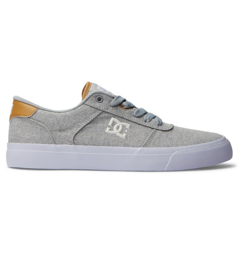 Men\'s DC Teknic Tx Se Sneakers Light Grey | UK 49371JDXI