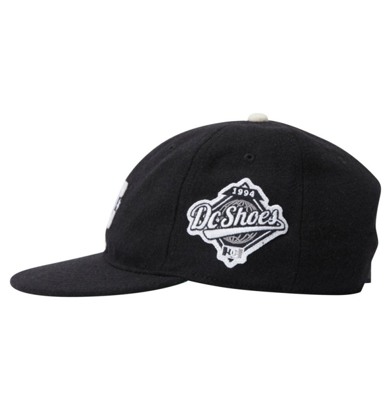 Men's DC World Champ Baseball Hats Black | UK 19674CTNU