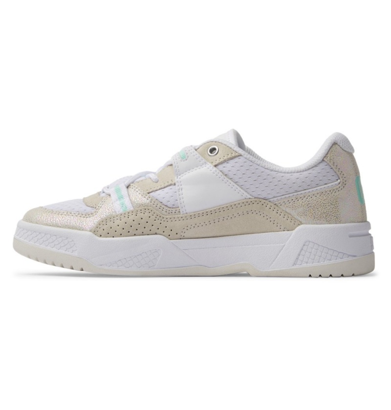 Women's DC Construct Sneakers White | UK 95218TZDU