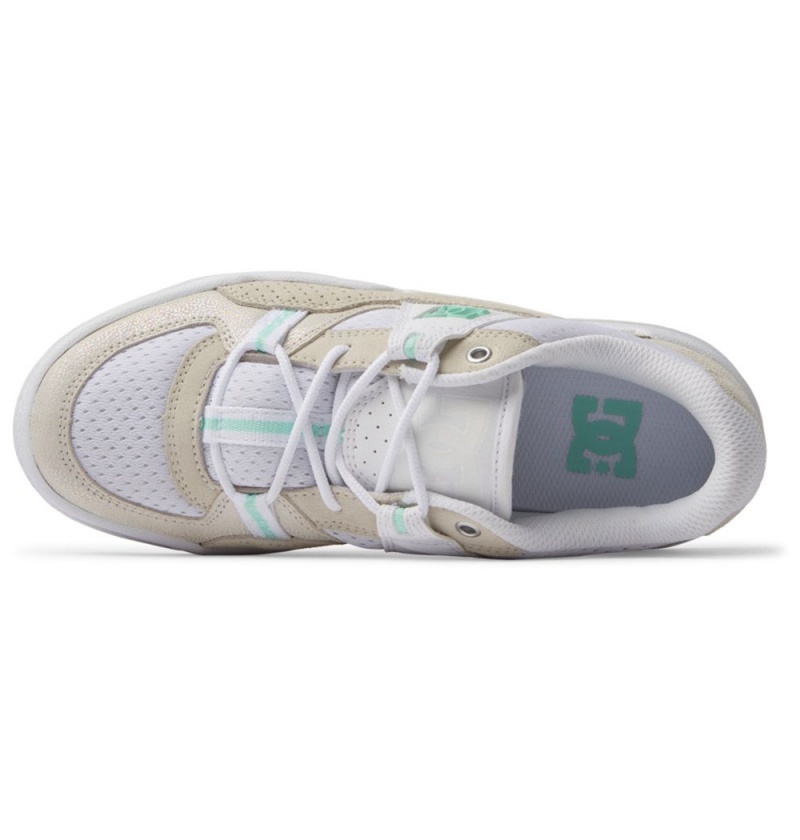 Women's DC Construct Sneakers White | UK 95218TZDU