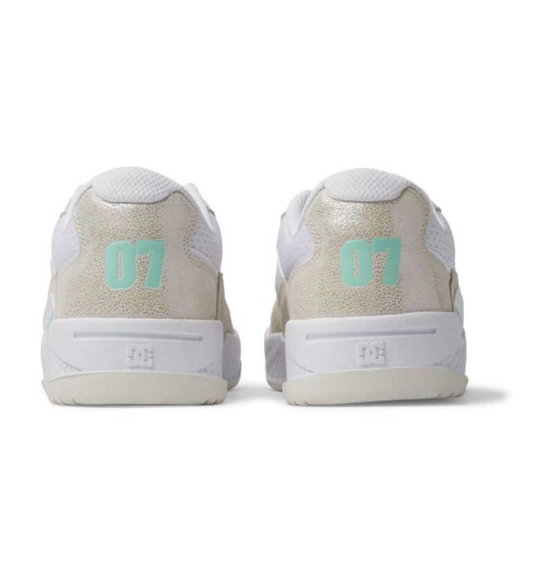 Women's DC Construct Sneakers White | UK 95218TZDU