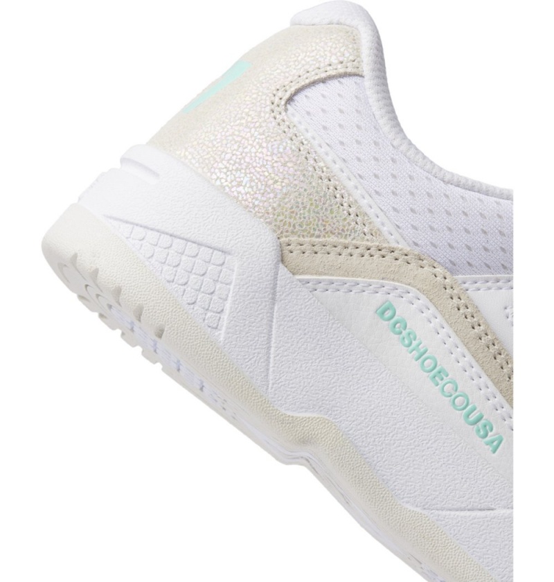 Women's DC Construct Sneakers White | UK 95218TZDU