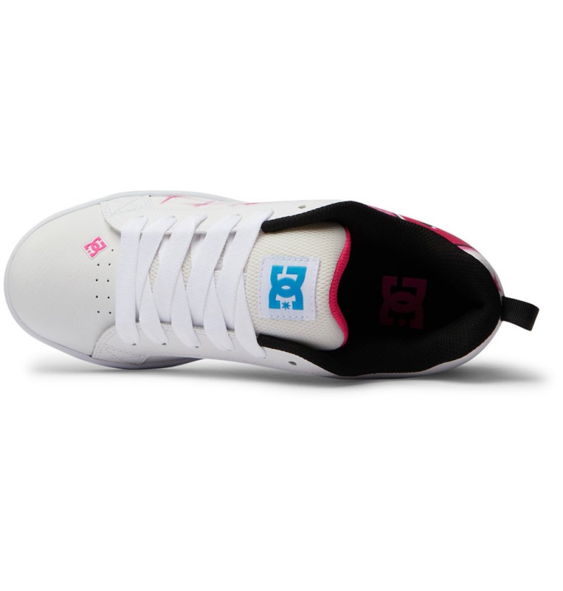 Women's DC Court Graffik Sneakers Light Rose | UK 05246DURS