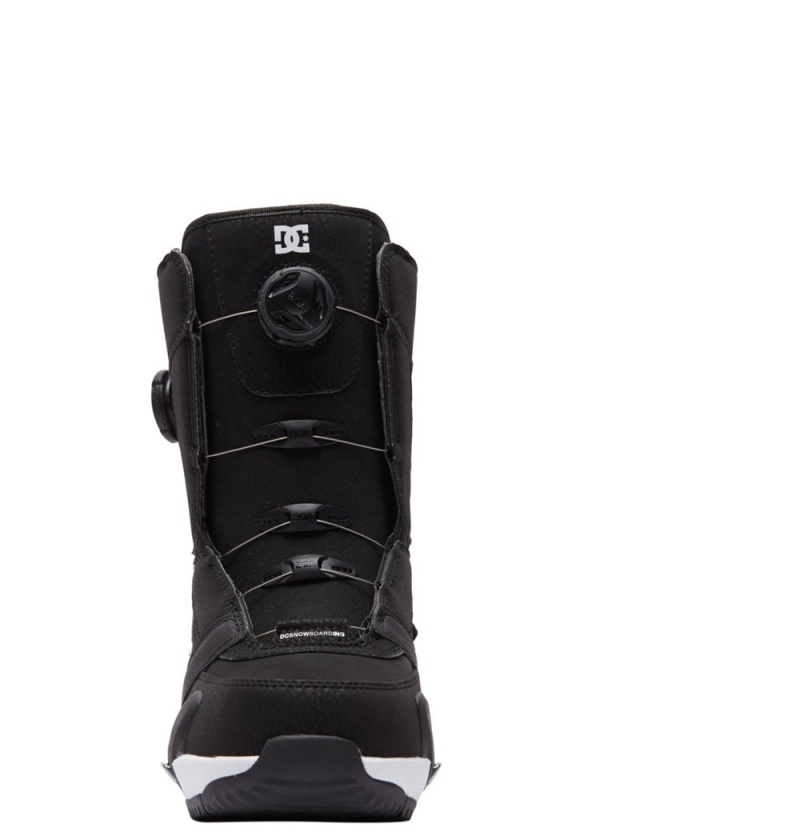 Women's DC Lotus Step On® Snowboard Boots Black White | UK 36518ZUOB