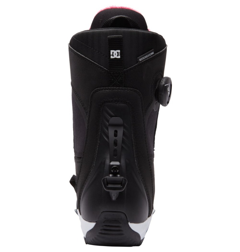 Women's DC Lotus Step On® Snowboard Boots Black White | UK 36518ZUOB