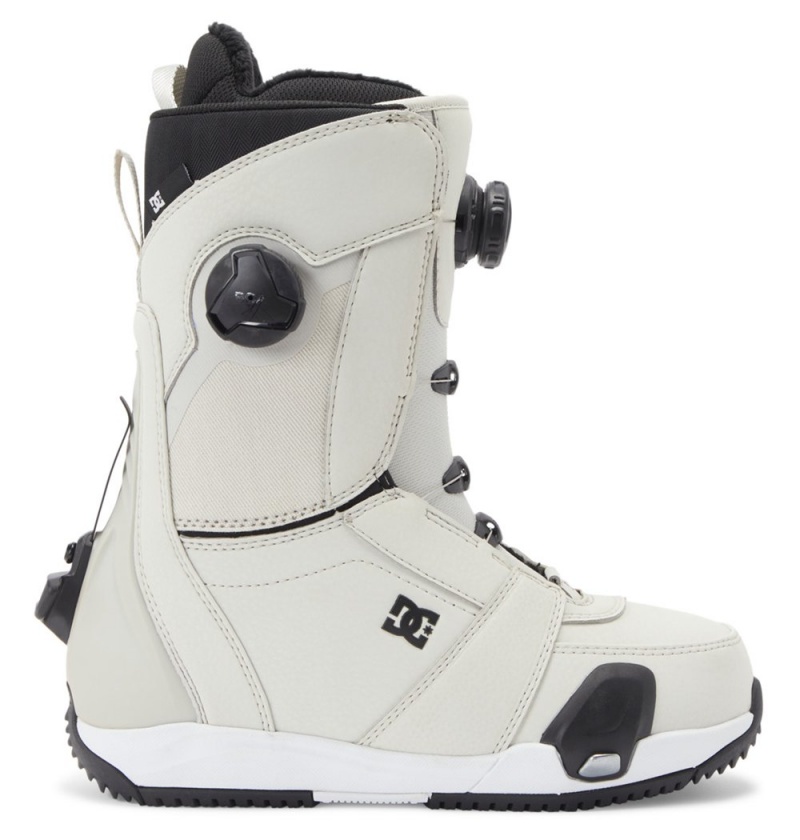 Women\'s DC Lotus Step On® Snowboard Boots Silver | UK 63852GXSK