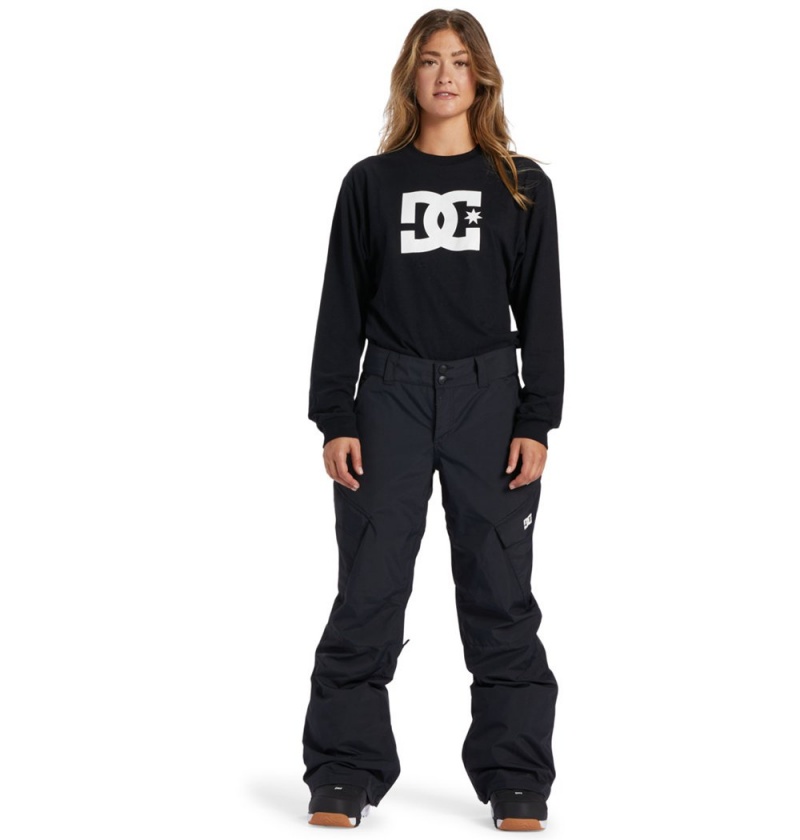 Women's DC Nonchalant Technical Pants Black | UK 98537ZODI